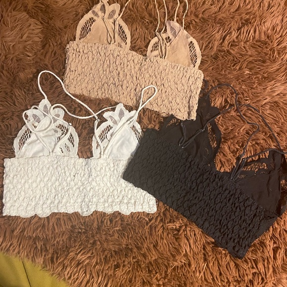 Free People FP One Adella Bralette bundle of 3 - Picture 5 of 9